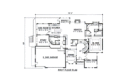 European Style House Plan - 4 Beds 4 Baths 4204 Sq/Ft Plan #67-230 