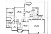 European Style House Plan - 4 Beds 3.5 Baths 3278 Sq/Ft Plan #9-113 