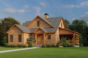 Exterior - Other Elevation for Craftsman House Plan #923-13 - 3 bed, 2 bath