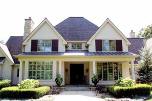 Exterior - Front Elevation 6 for European House Plan #928-65 - 4 bed, 5.5 bath