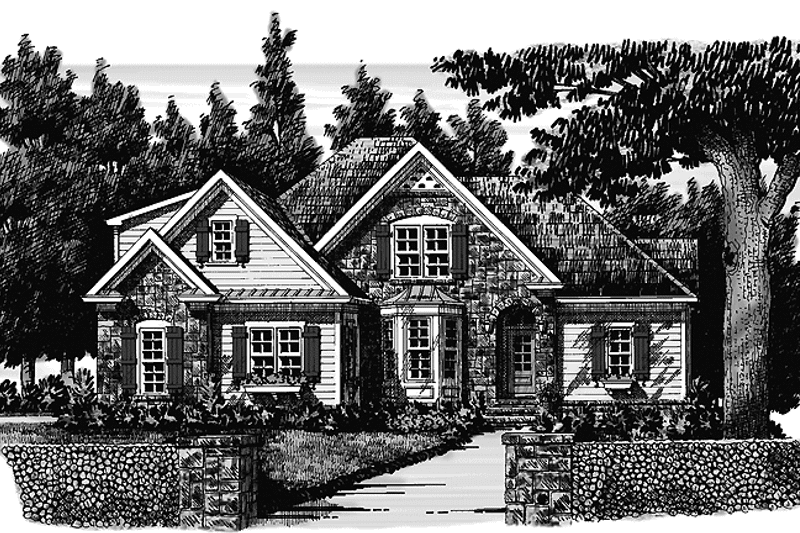 Dream House Plan - Exterior - Front Elevation 3 for Country House Plan #927-282 - 3 bed, 2 bath