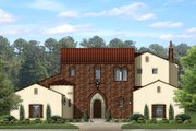 Mediterranean Style House Plan - 4 Beds 4 Baths 4356 Sq/Ft Plan #1058-153 