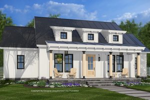 Craftsman Exterior - Front Elevation Plan #51-1445
