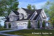 Craftsman Style House Plan - 4 Beds 3.5 Baths 2901 Sq/Ft Plan #929-832 Exterior 