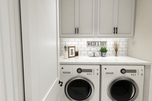 Interior - Laundry for Bungalow House Plan #51-1387 - 3 bed, 2.5 bath