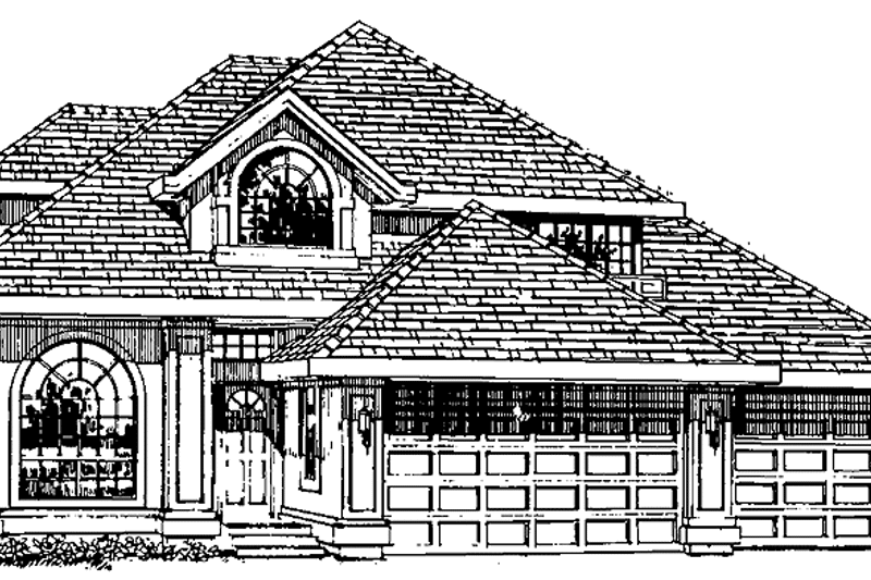 Home Plan - Exterior - Front Elevation 3 for Traditional House Plan #47-830 - 3 bed, 3 bath