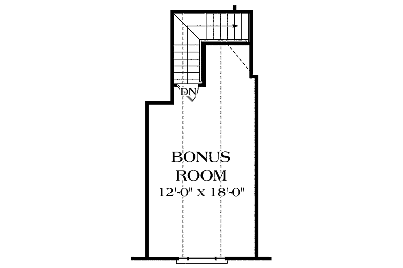 Home Plan - Floor Plan - Other Floor for Ranch House Plan #453-386 - 2 bed, 2 bath