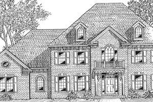 Dream House Plan - Country Exterior - Front Elevation Plan #994-22