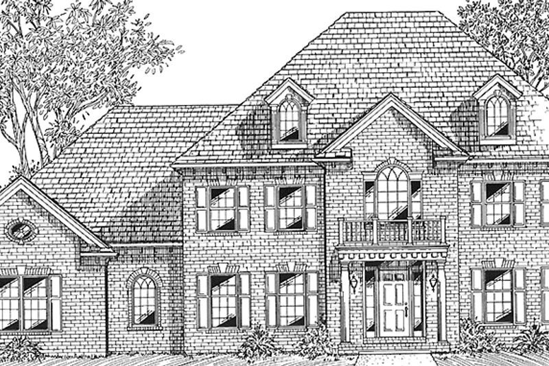 Architectural House Design - Country Exterior - Front Elevation Plan #994-22