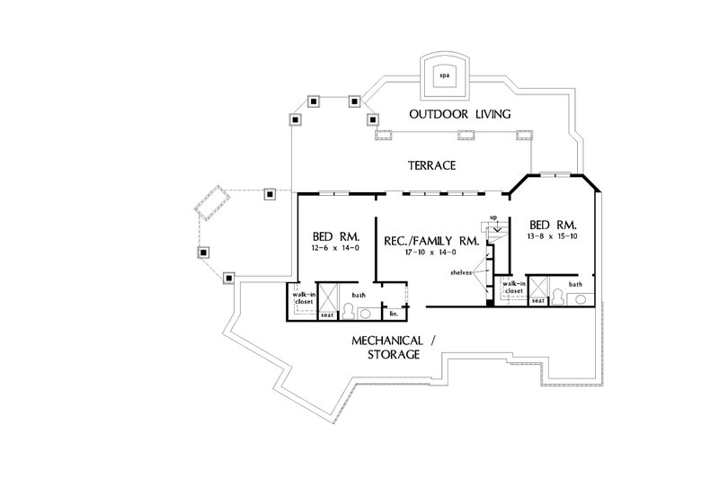 Architectural House Design - Standard Finished Basement