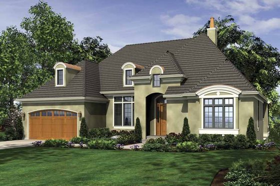 Exterior - Front Elevation 3 for Traditional House Plan #48-863 - 4 bed, 4 bath