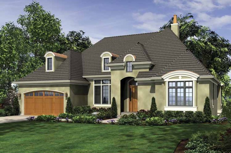 Home Plan - Exterior - Front Elevation 3 for Traditional House Plan #48-863 - 4 bed, 4 bath