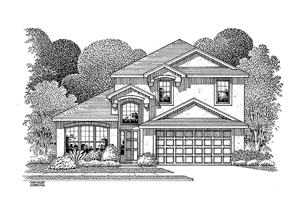 Home Plan - Mediterranean Exterior - Front Elevation Plan #999-69