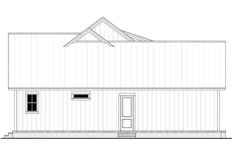 House Plan Design - Exterior - Other Elevation 1 for Farmhouse House Plan #430-241 - 3 bed, 2 bath