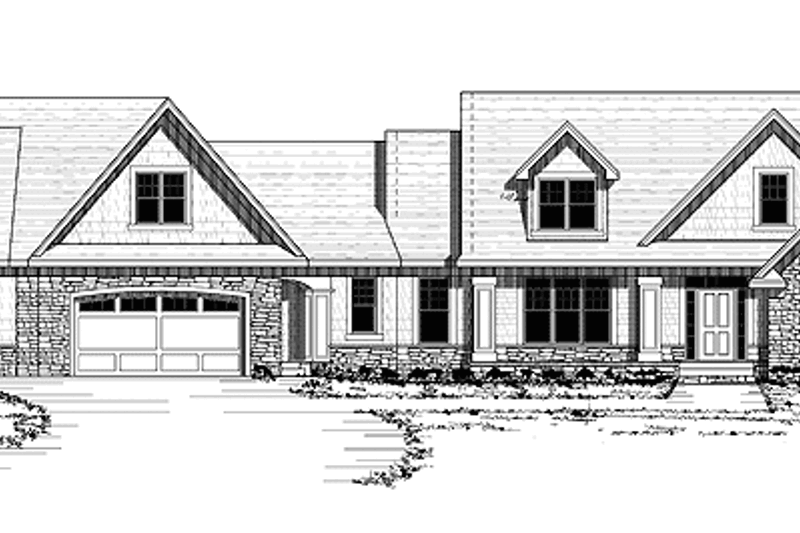 Home Plan - Ranch Exterior - Front Elevation Plan #51-688