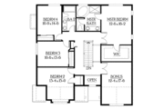 Craftsman Style House Plan - 4 Beds 2.5 Baths 2651 Sq/Ft Plan #132-259 