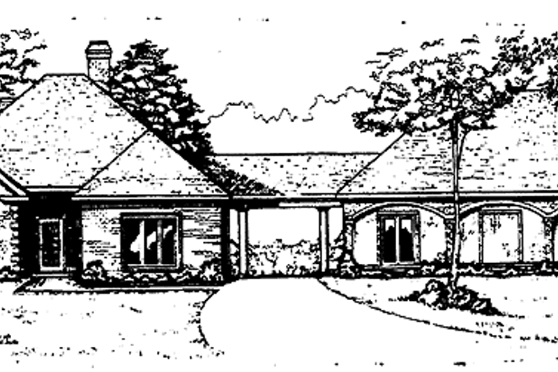 House Plan Design - Country Exterior - Front Elevation Plan #30-279