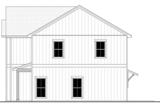 Exterior - Other Elevation 1 for Farmhouse House Plan #430-360 - 3 bed, 2.5 bath