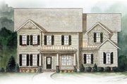 Colonial Style House Plan - 4 Beds 3.5 Baths 3253 Sq/Ft Plan #54-138 