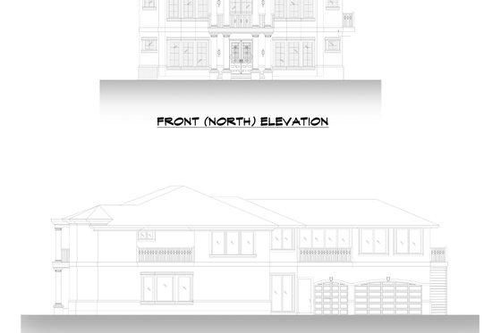 Exterior - Other Elevation 3 for Mediterranean House Plan #1066-101 - 7 bed, 6.5 bath