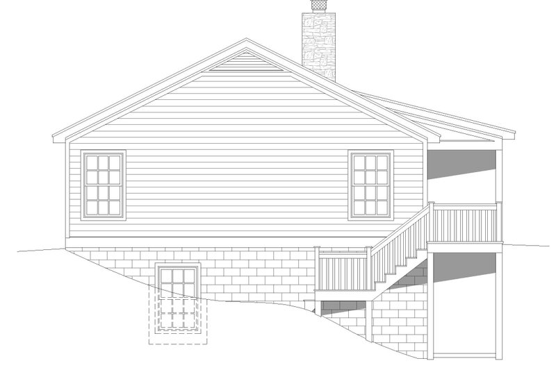 Dream House Plan - Exterior - Other Elevation for Traditional House Plan #932-525 - 2 bed, 1 bath
