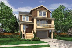 Craftsman Exterior - Front Elevation Plan #132-559
