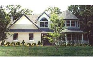 House Blueprint - Exterior - Front Elevation for Country House Plan #314-268 - 4 bed, 2.5 bath