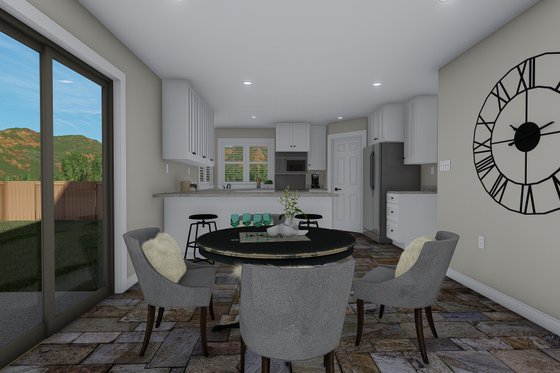 Interior - Dining Room for Traditional House Plan #1060-58 - 3 bed, 2.5 bath