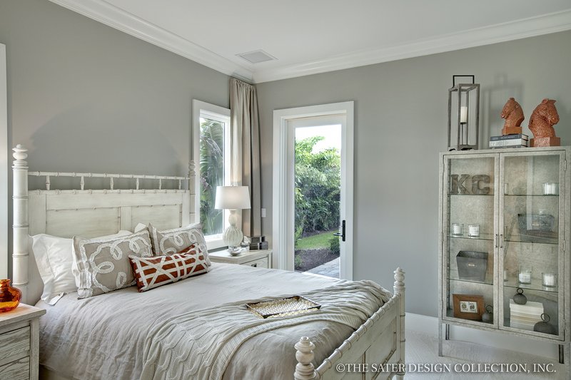 House Plan Design - Interior - Bedroom 1 for Mediterranean House Plan #930-444 - 3 bed, 3.5 bath