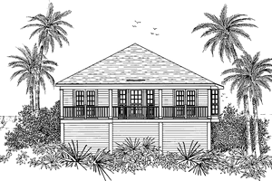 Architectural House Design - Country Exterior - Front Elevation Plan #37-236