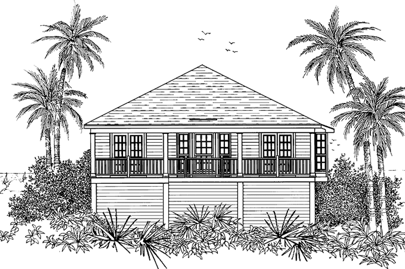 House Blueprint - Country Exterior - Front Elevation Plan #37-236