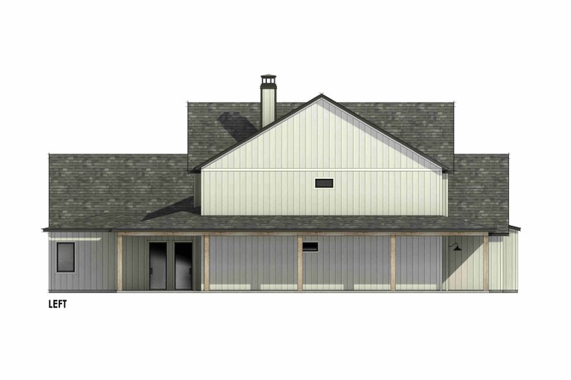 Architectural House Design - Exterior - Other Elevation for Farmhouse House Plan #1096-200 - 5 bed, 5.5 bath