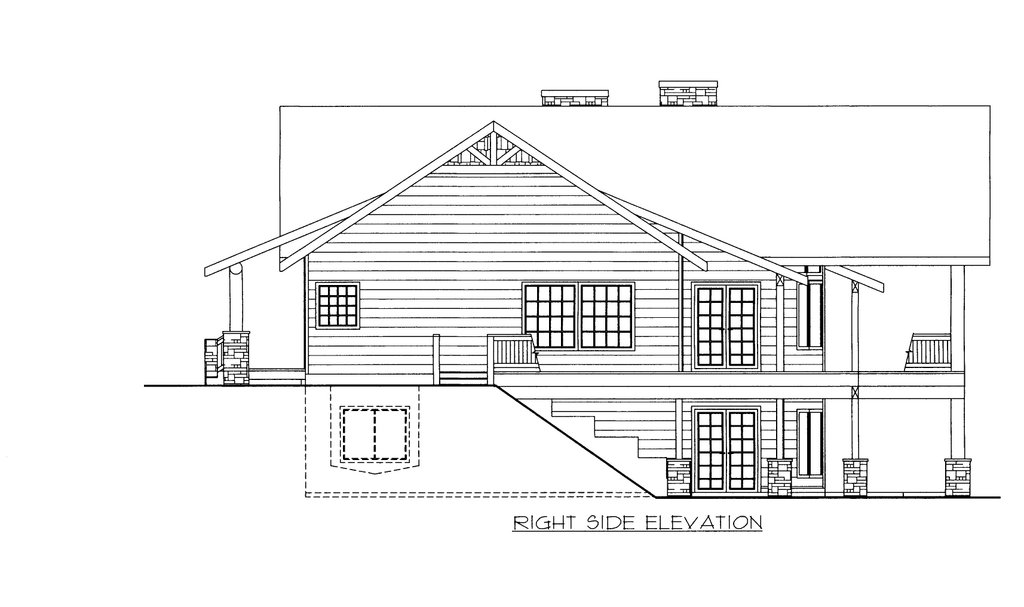 Exterior - Other Elevation for Craftsman House Plan #117-1098 - 3 bed, 2.5 bath