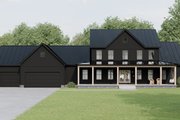 Farmhouse Style House Plan - 3 Beds 2.5 Baths 2448 Sq/Ft Plan #1089-31 Exterior 