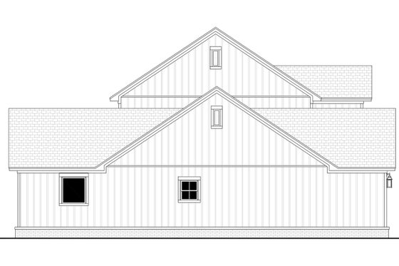 Exterior - Other Elevation for Farmhouse House Plan #430-417 - 5 bed, 2.5 bath
