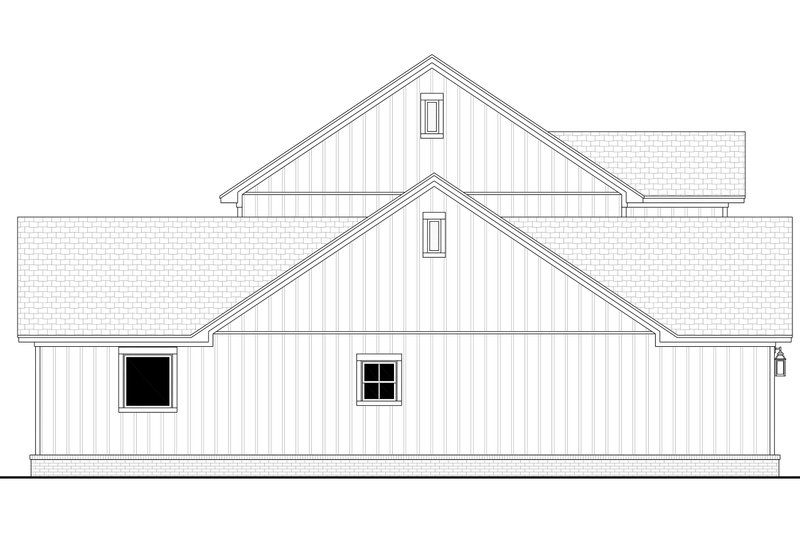 Architectural House Design - Exterior - Other Elevation for Farmhouse House Plan #430-417 - 5 bed, 2.5 bath