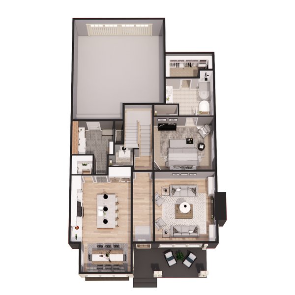 Traditional Floor Plan - Main Floor Plan #51-1252