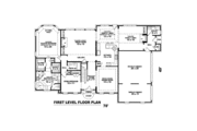 Colonial Style House Plan - 3 Beds 4 Baths 3837 Sq/Ft Plan #81-1593 