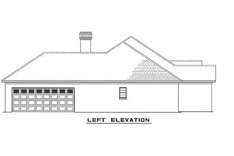 Dream House Plan - Exterior - Other Elevation for European House Plan #17-1033 - 4 bed, 2 bath