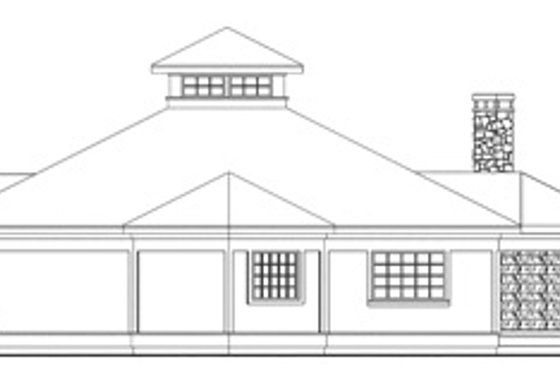 Exterior - Other Elevation 1 for Traditional House Plan #124-146 - 3 bed, 2.5 bath