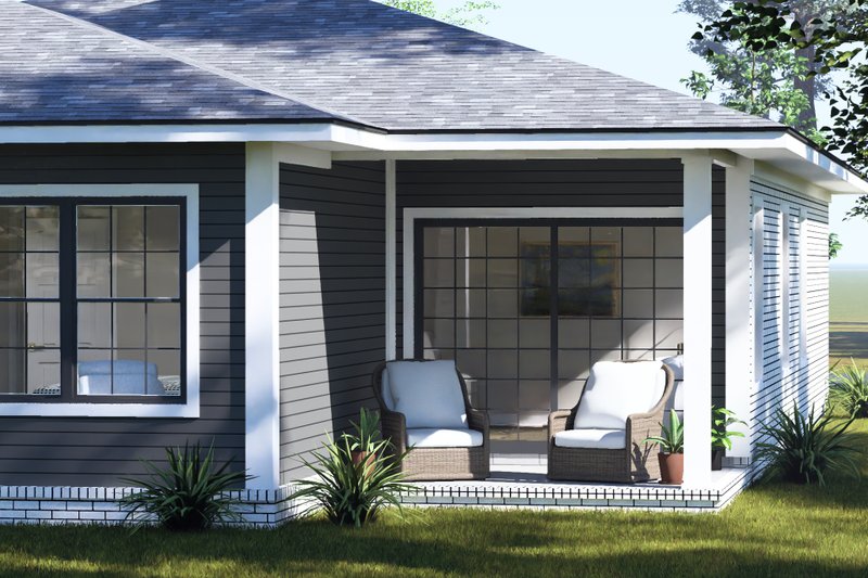 Architectural House Design - Exterior - Other Elevation 4 for Modern House Plan #513-2468 - 4 bed, 3 bath