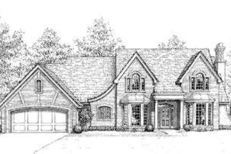 Home Plan - European Exterior - Front Elevation Plan #310-197