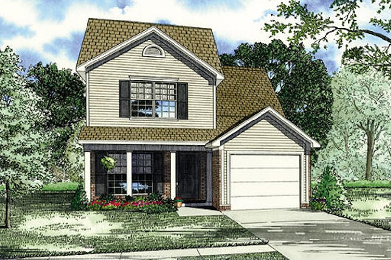 House Design - Traditional Exterior - Front Elevation Plan #17-2436