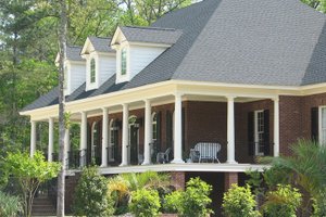 Exterior - Front Elevation 3 for Country House Plan #1054-87 - 4 bed, 3.5 bath