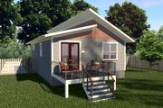 Modern Style House Plan - 3 Beds 2 Baths 1080 Sq/Ft Plan #79-330 Exterior 