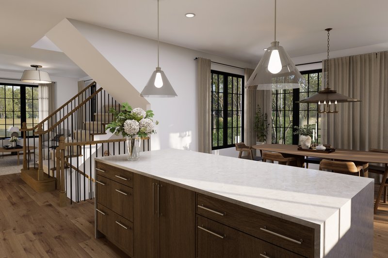 Dream House Plan - Interior - Family Room for Farmhouse House Plan #23-741 - 3 bed, 1.5 bath