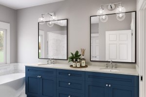Interior - Master Bathroom for Farmhouse House Plan #430-353 - 3 bed, 2 bath