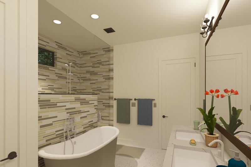 House Plan Design - Interior - Master Bathroom for Contemporary House Plan #1069-42 - 3 bed, 2.5 bath