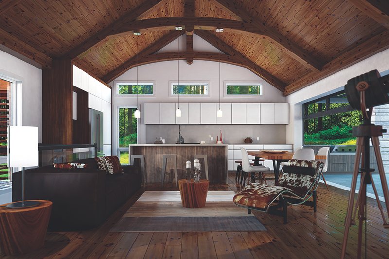 Home Plan - Interior - Kitchen for Contemporary House Plan #23-2316 - 2 bed, 1 bath