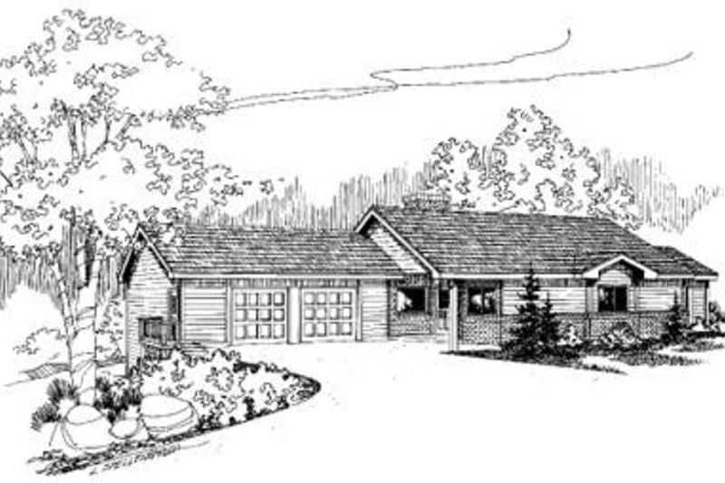 Ranch Style House Plan - 4 Beds 2.5 Baths 2670 Sq/Ft Plan #60-379